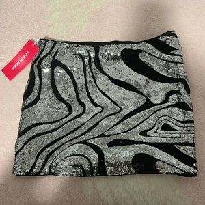 Sequin mini skirt new with tags